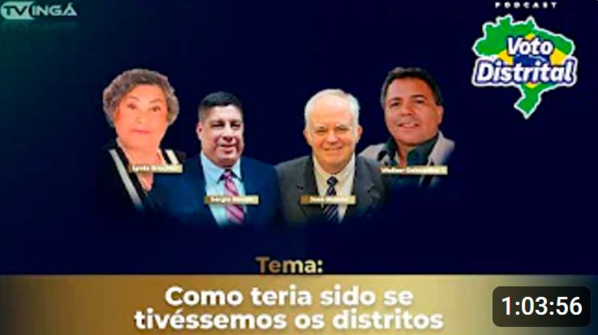 Como teria sido se tivéssemos os distritos