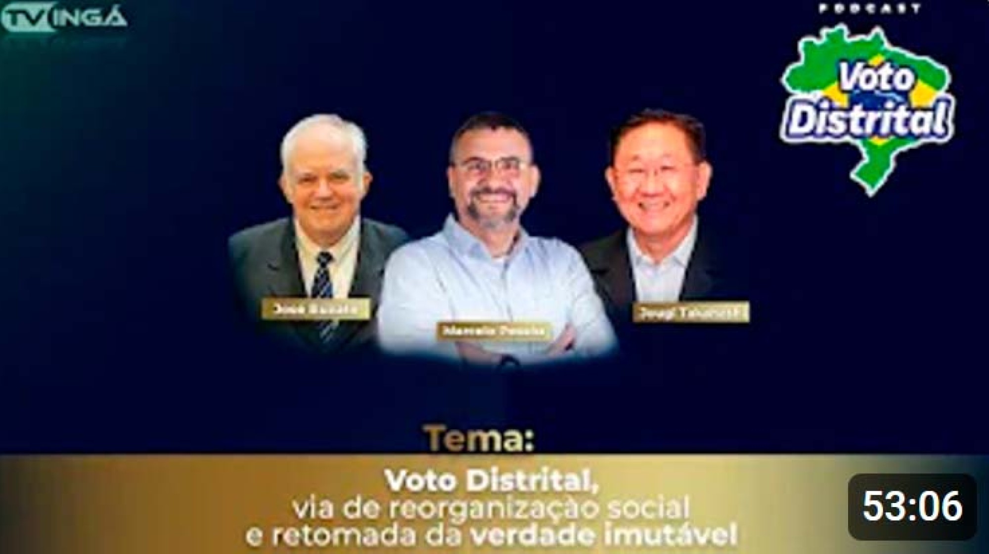 Voto Distrital, via de reorganização social e retomada a verdade imutável